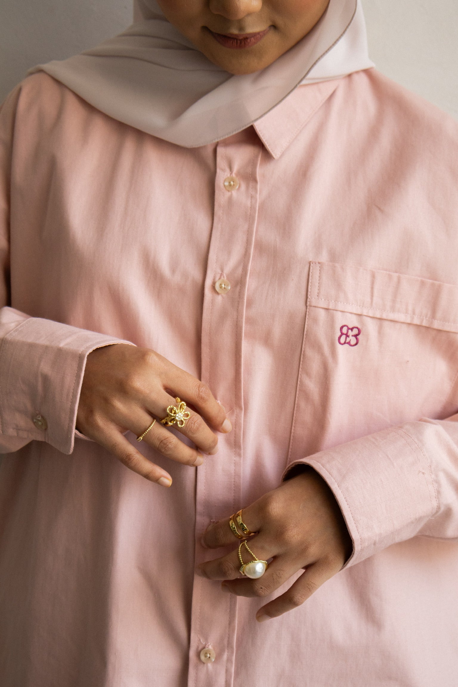 Weekender Shirt in Blush