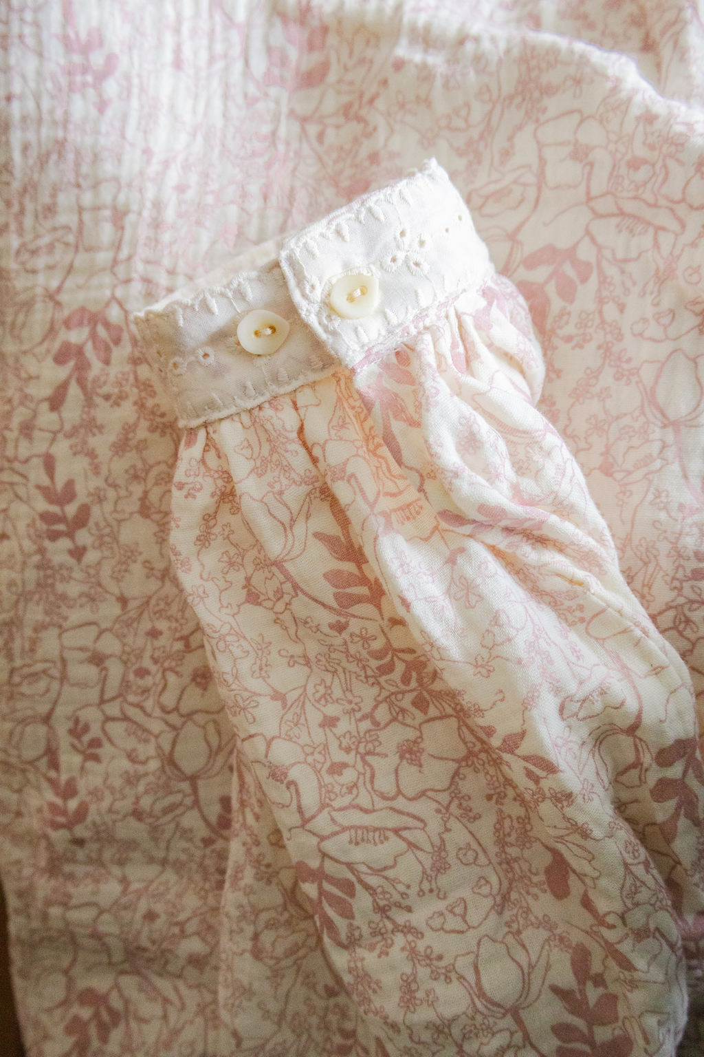 Amalfi Muslin Dress in Ink Bloom