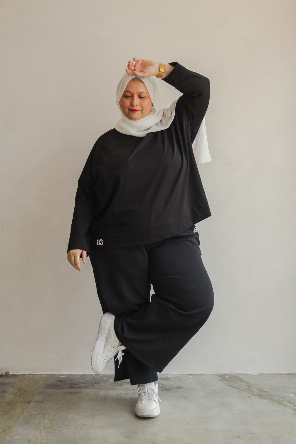 At Ease Tee in Black