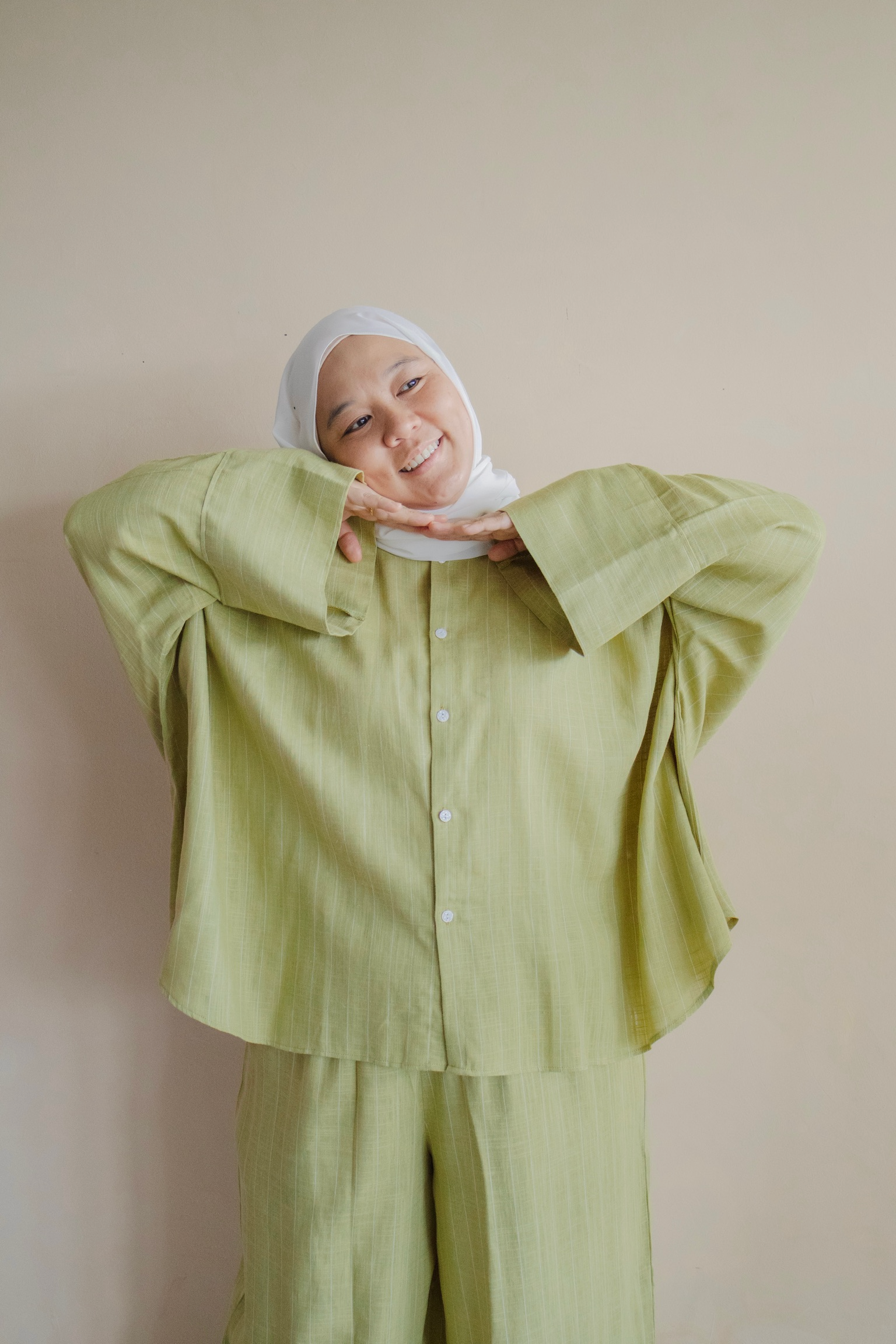 Amalfi Linen Top in Lemon