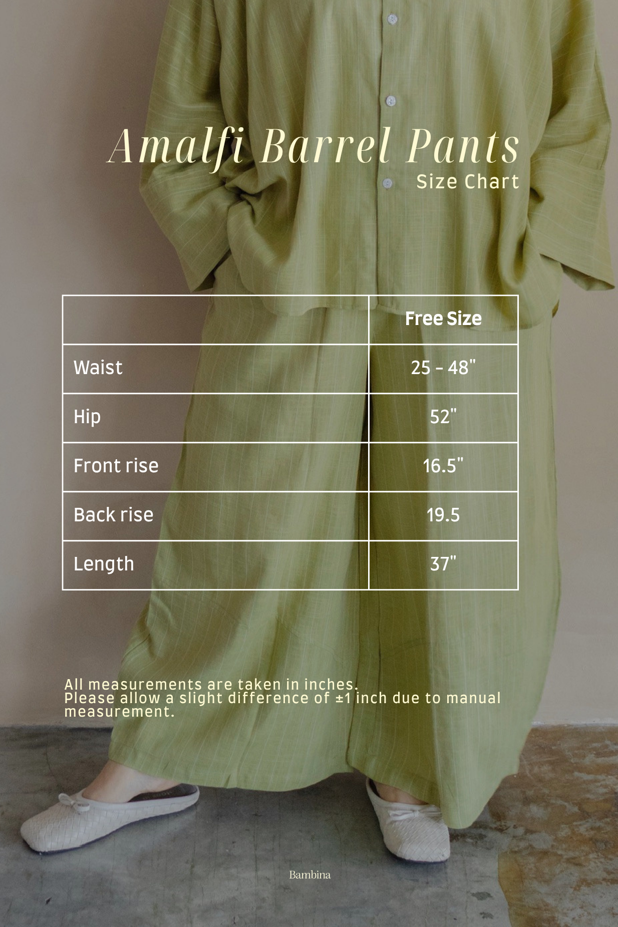 Amalfi Barrel Pants in Capri