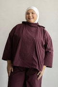 Outer Comfort Jacket in Berry Busy