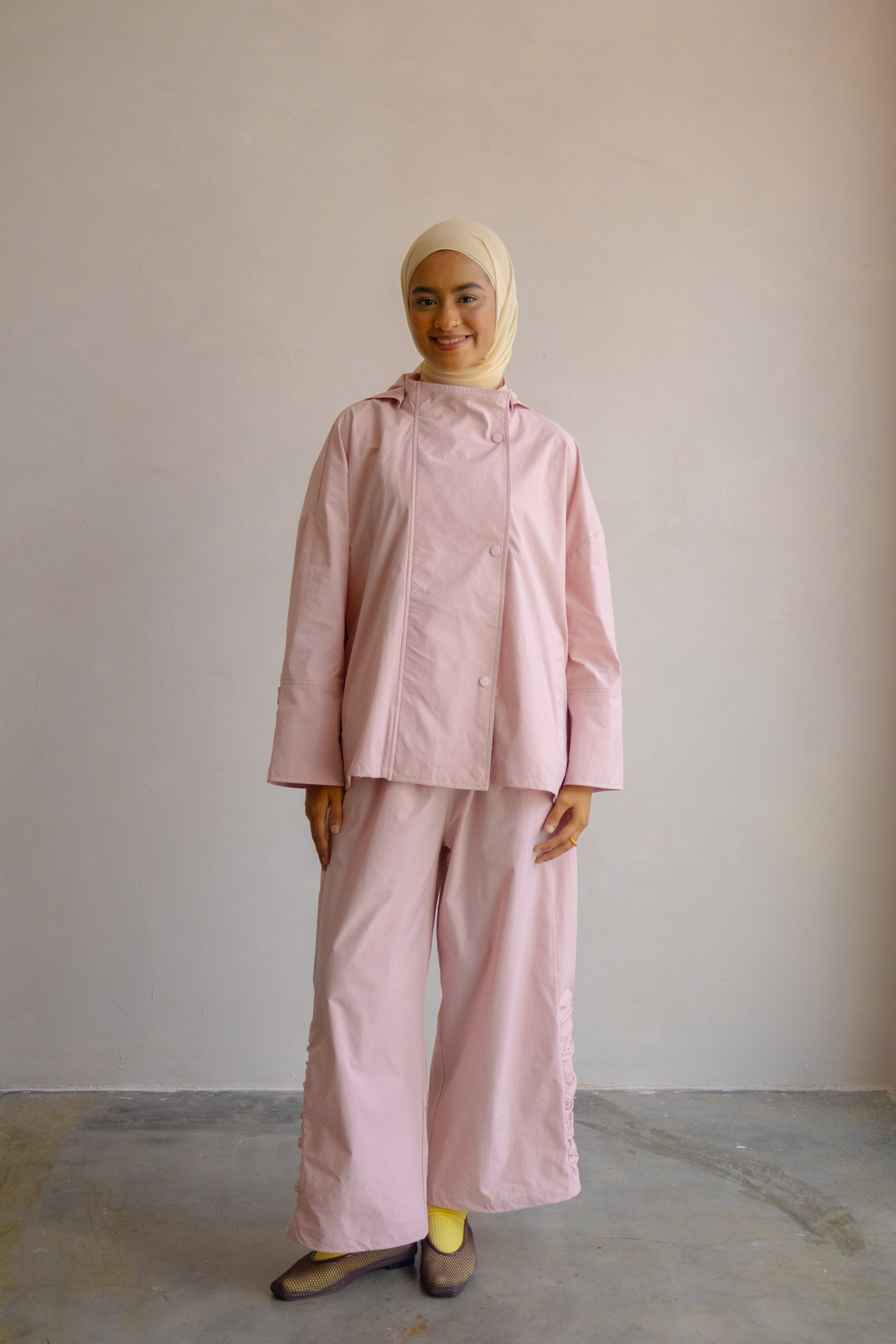 Outer Comfort Jacket in Pink Season