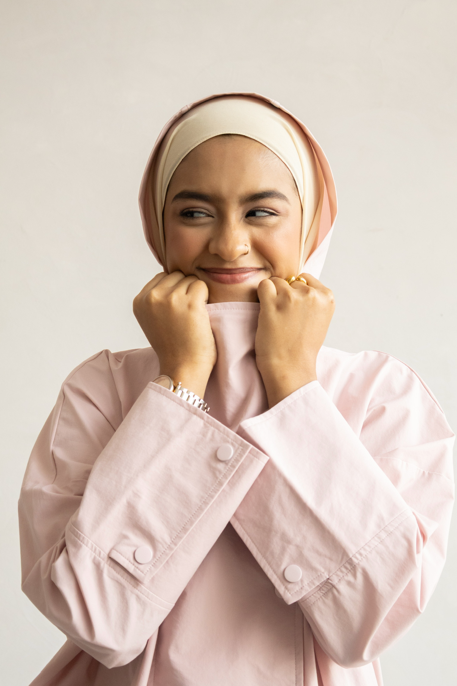 Outer Comfort Jacket in Pink Season