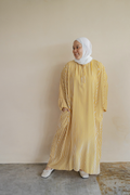 Amalfi Kaftan in Yellow Sunday