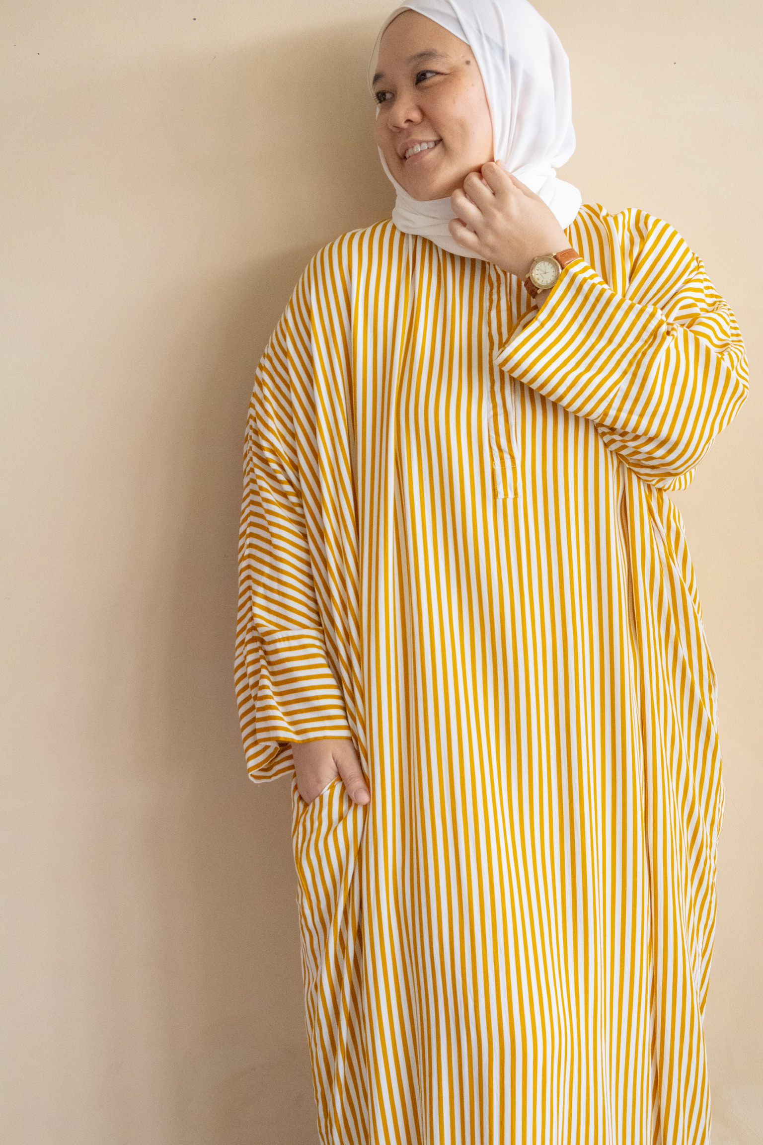 Amalfi Kaftan in Yellow Sunday