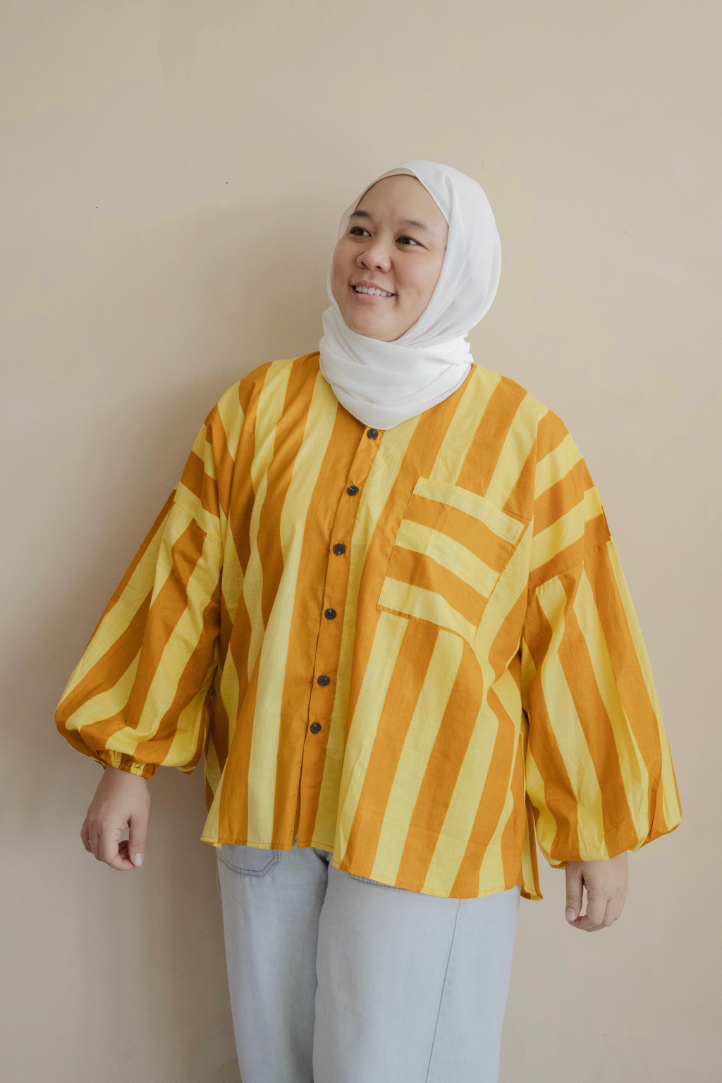 Amalfi Balloon Top in Lemon Pie