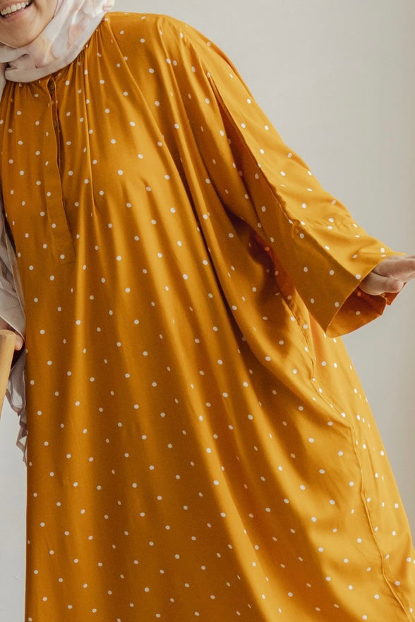 Polka Kaftan in Sunset