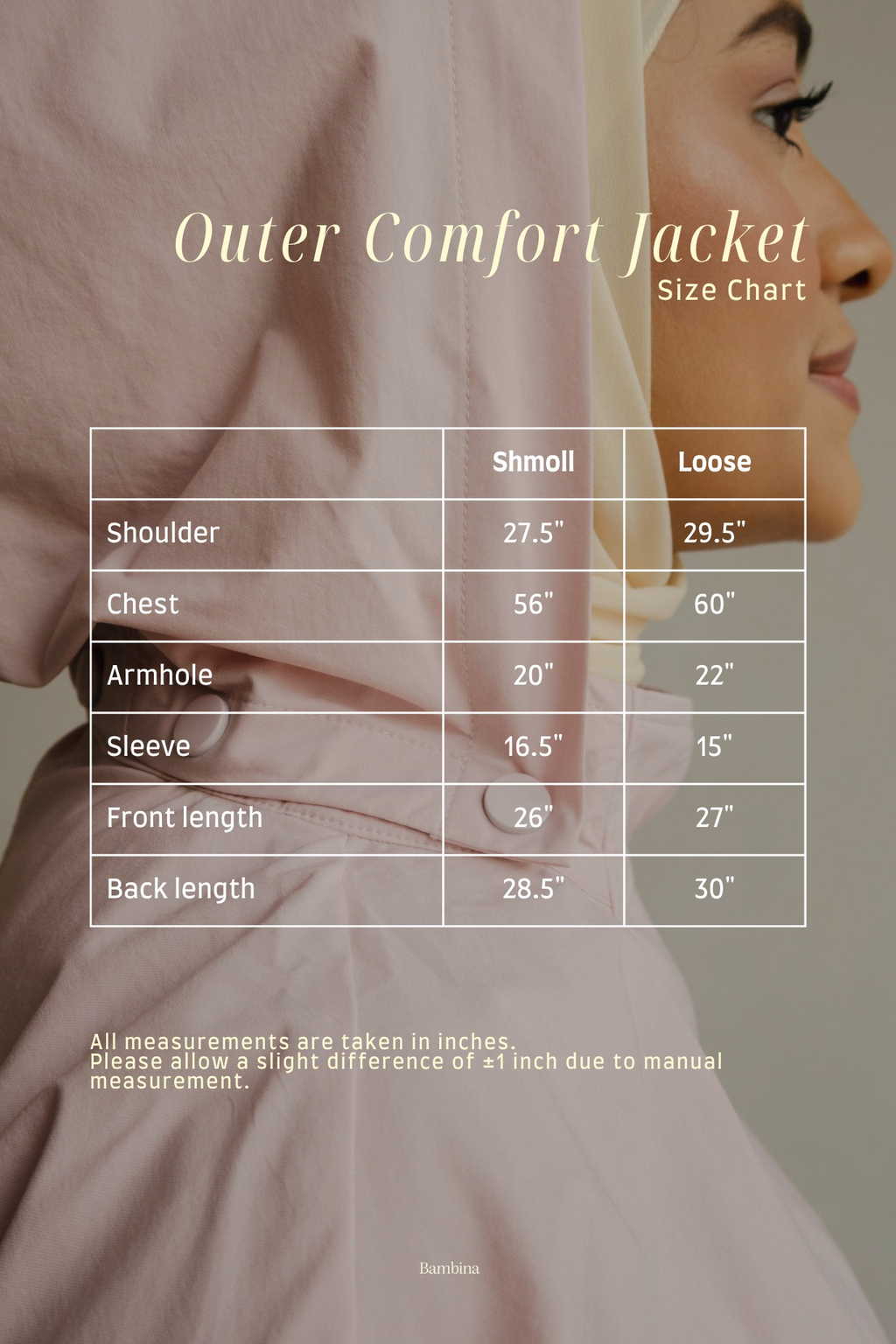 Outer Comfort Jacket in Pink Season