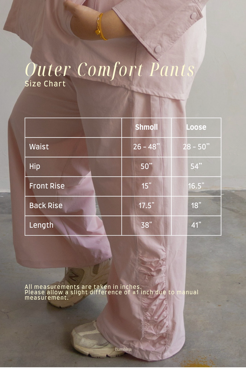Outer Comfort Pants in Pink Season