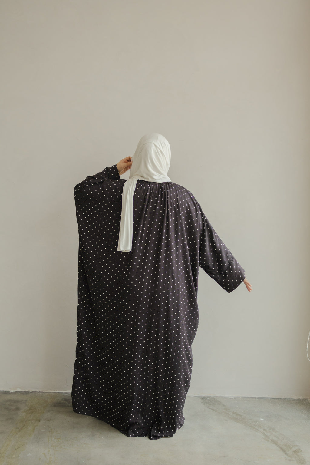 Polka Kaftan in After Midnight