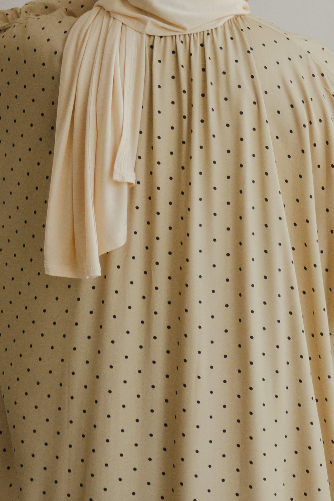 Polka Kaftan in Biscuits