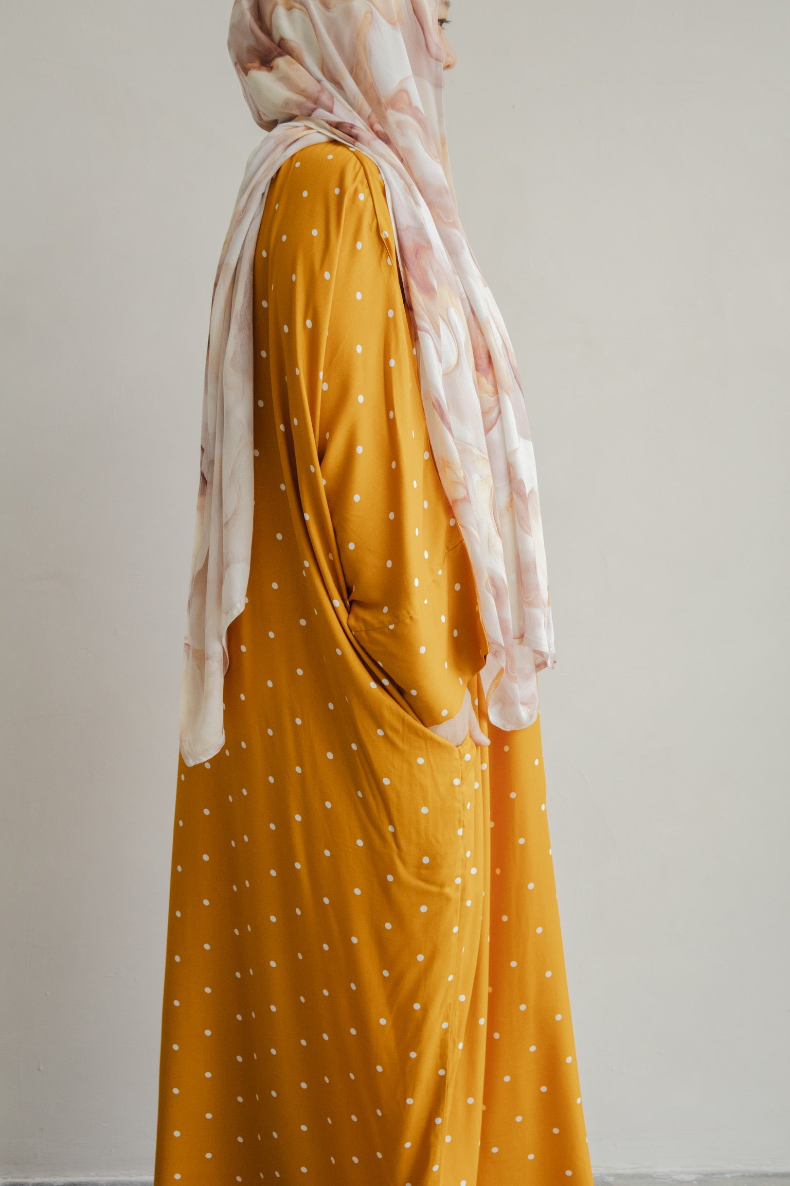 Polka Kaftan in Sunset