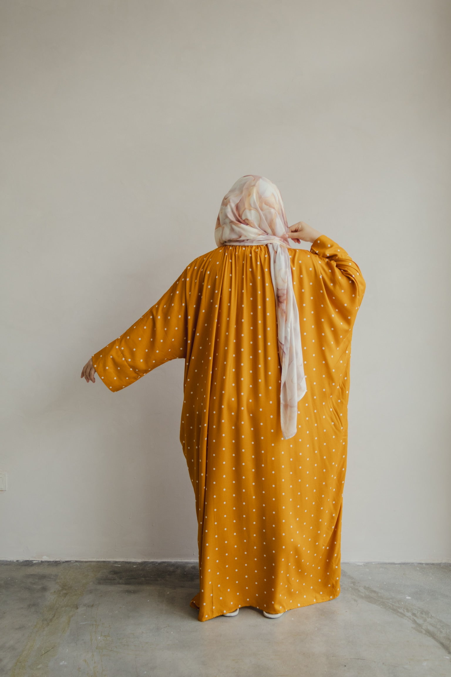 Polka Kaftan in Sunset
