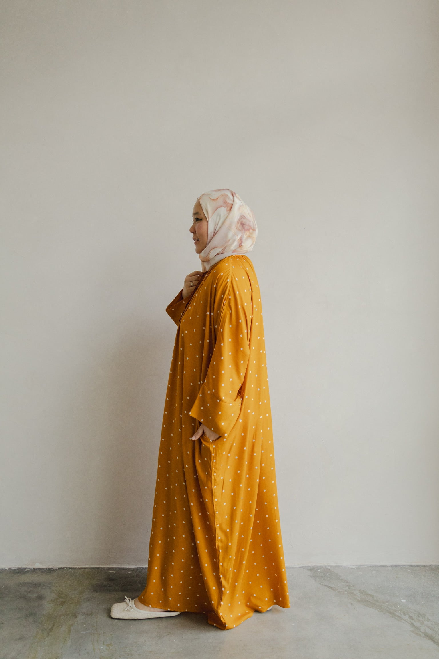 Polka Kaftan in Sunset