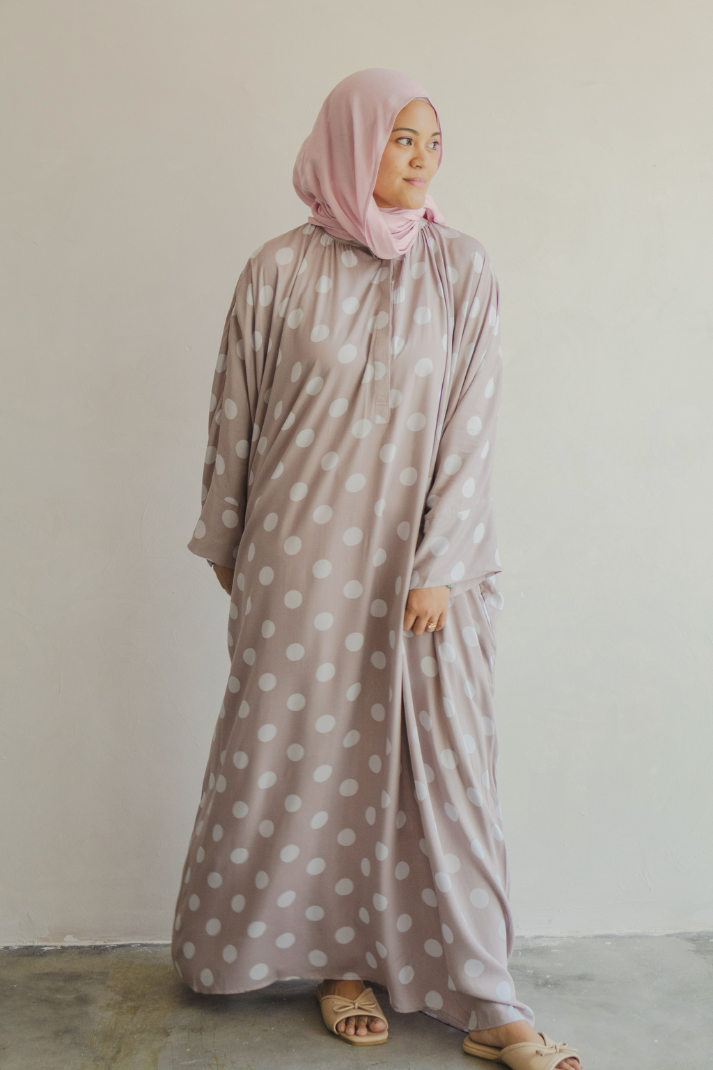 Amalfi Kaftan in Pink Whimsy