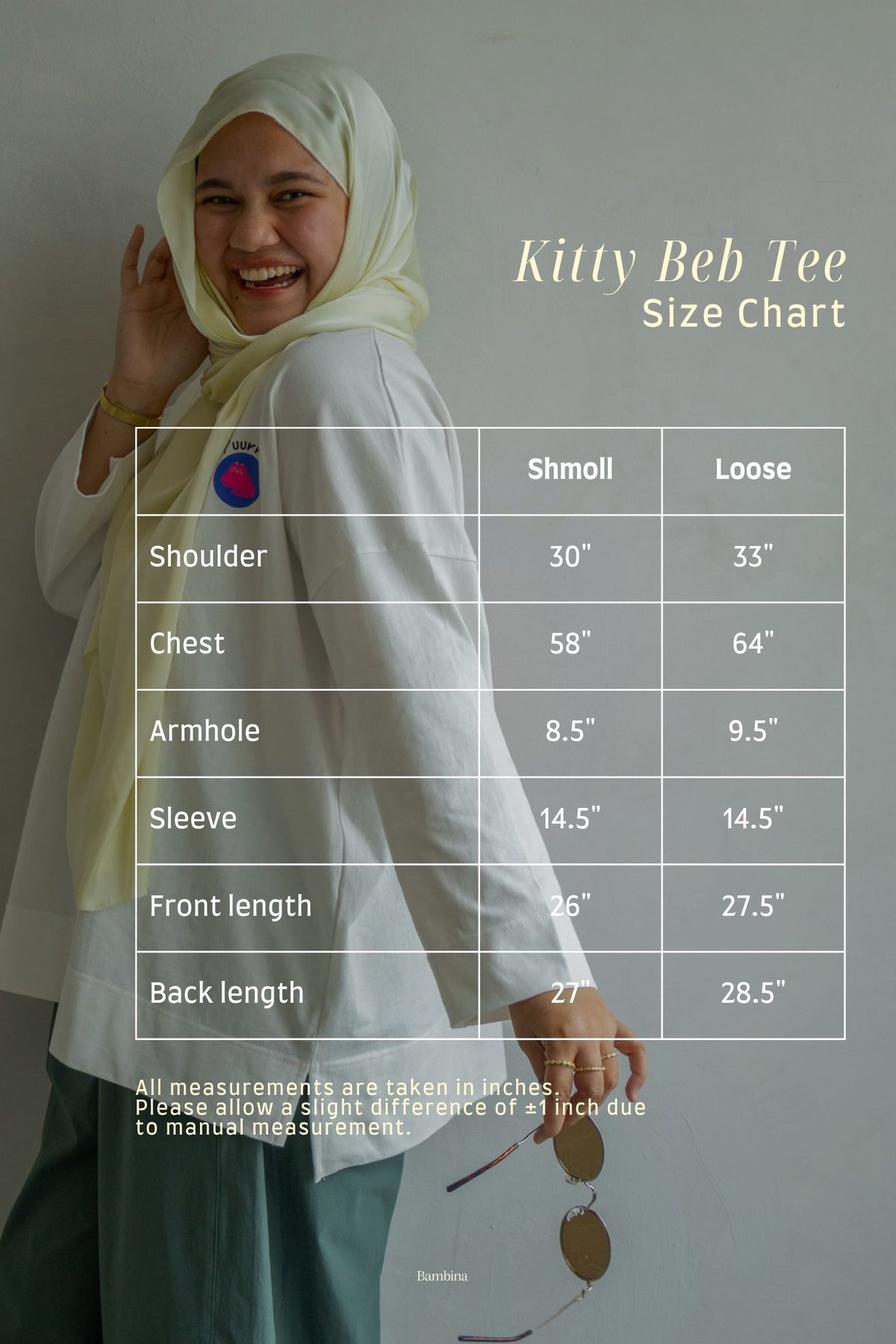 Kitty Beb Tee in White