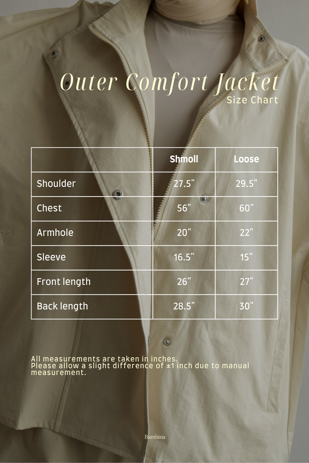 Outer Comfort Jacket in Banana Pudding