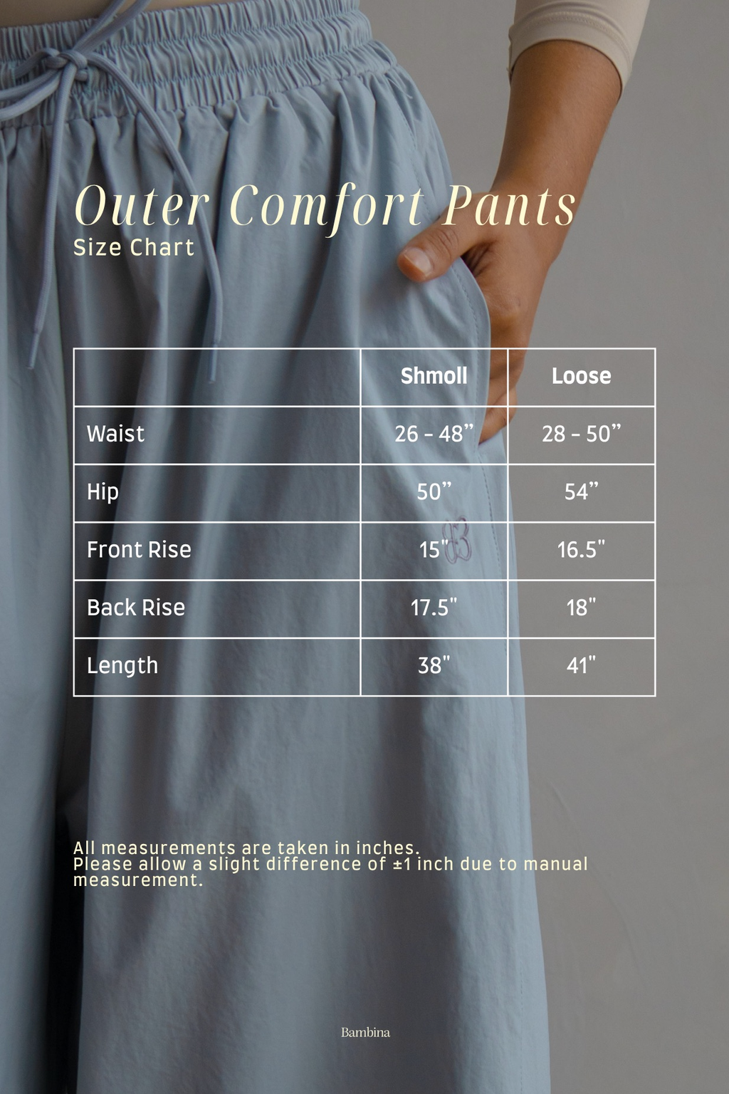 Outer Comfort Pants in Bluetiful