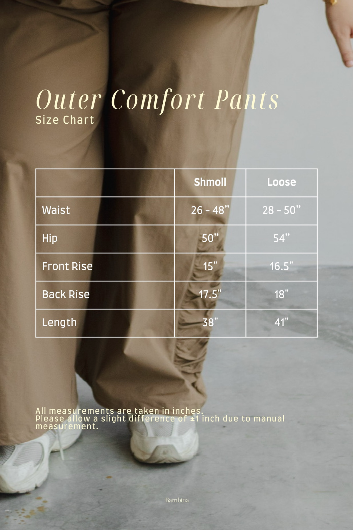 Outer Comfort Pants in Barefoot