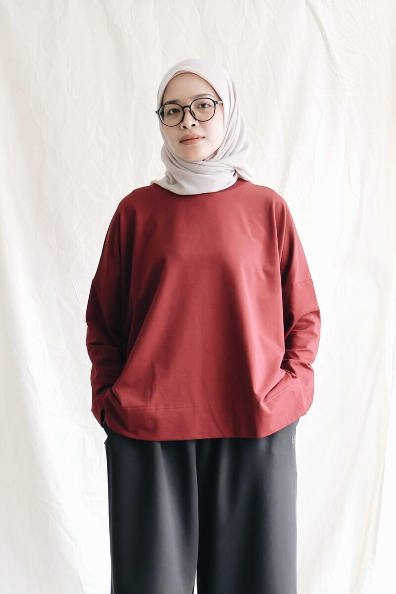 At Ease - Tees in Passion (Maroon)