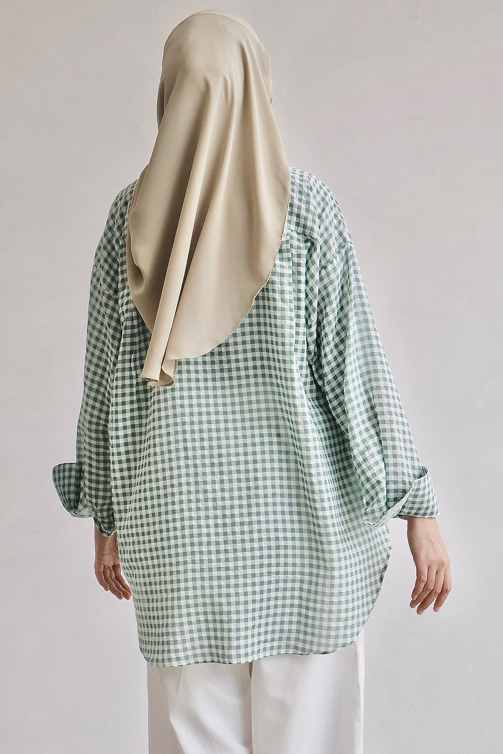 Green Gingham Shirt - Image 5