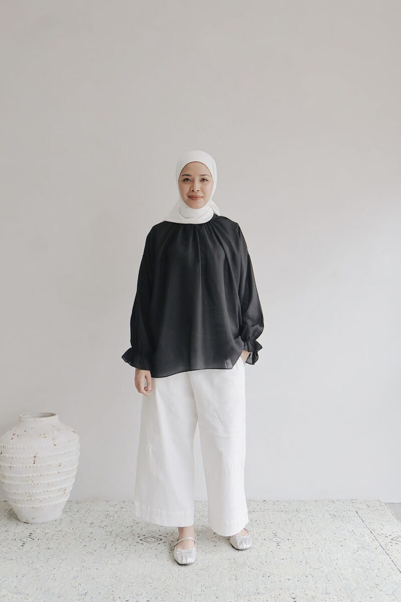 Tensel Blouse in Black