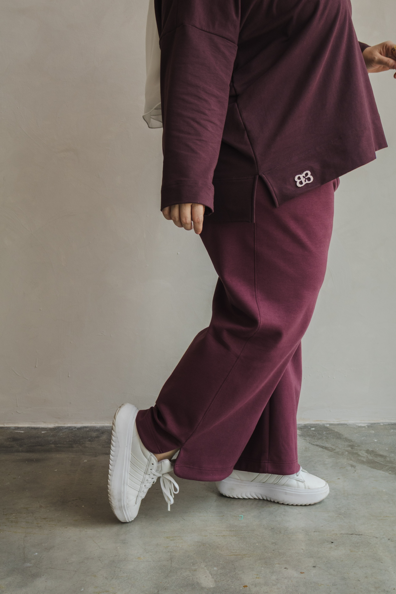 At Ease Pants Plum - Image 3