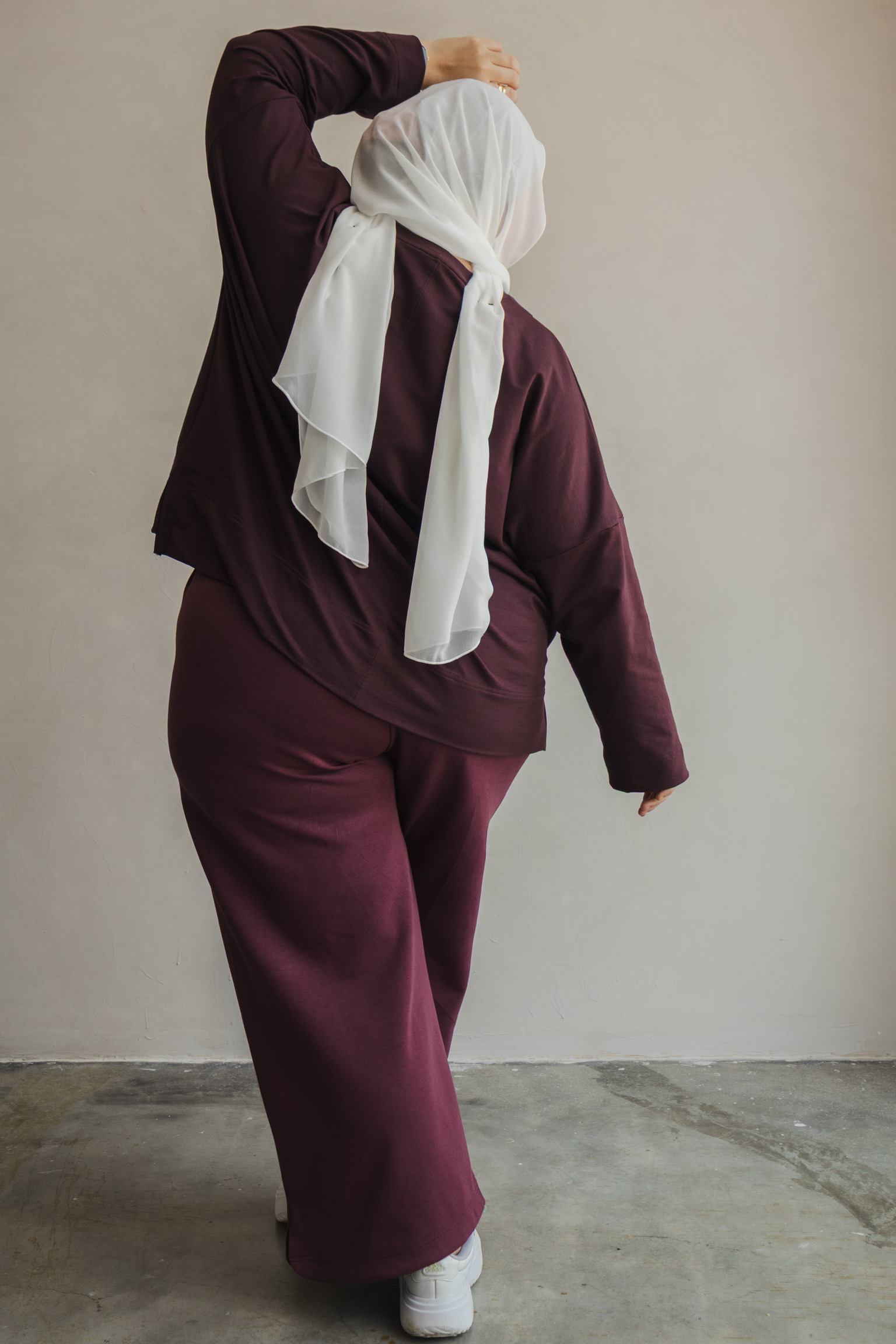 At Ease Pants Plum - Image 5