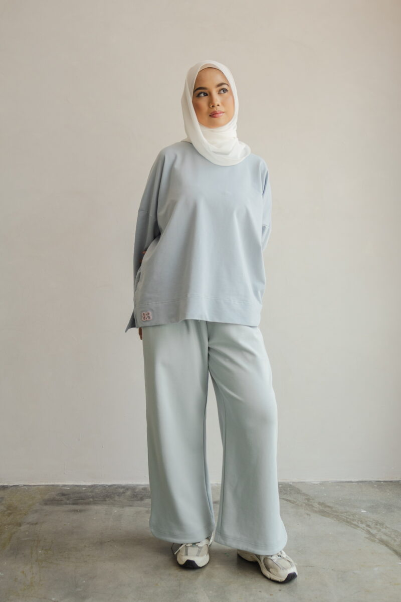Alternative view of At Ease Tee Sky Blue