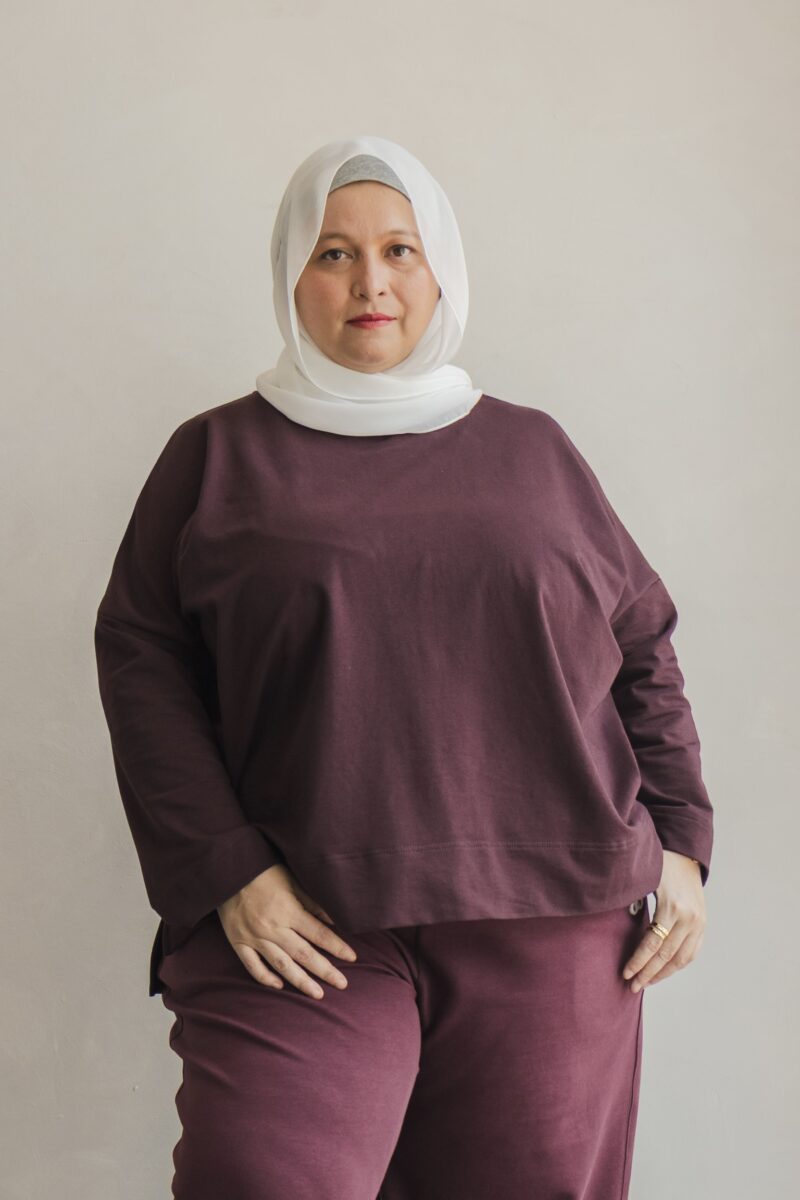 At Ease Tee Plum