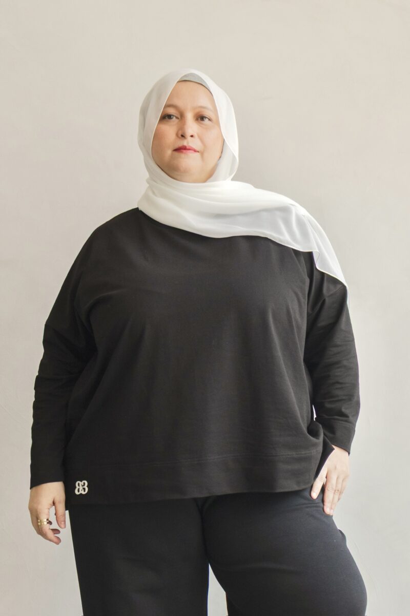 At Ease Tee Black