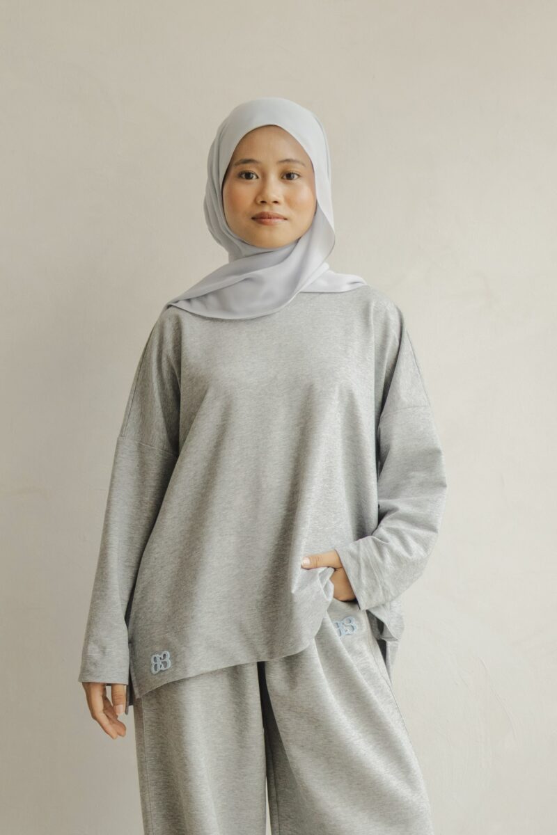 At Ease Tee Ash Grey