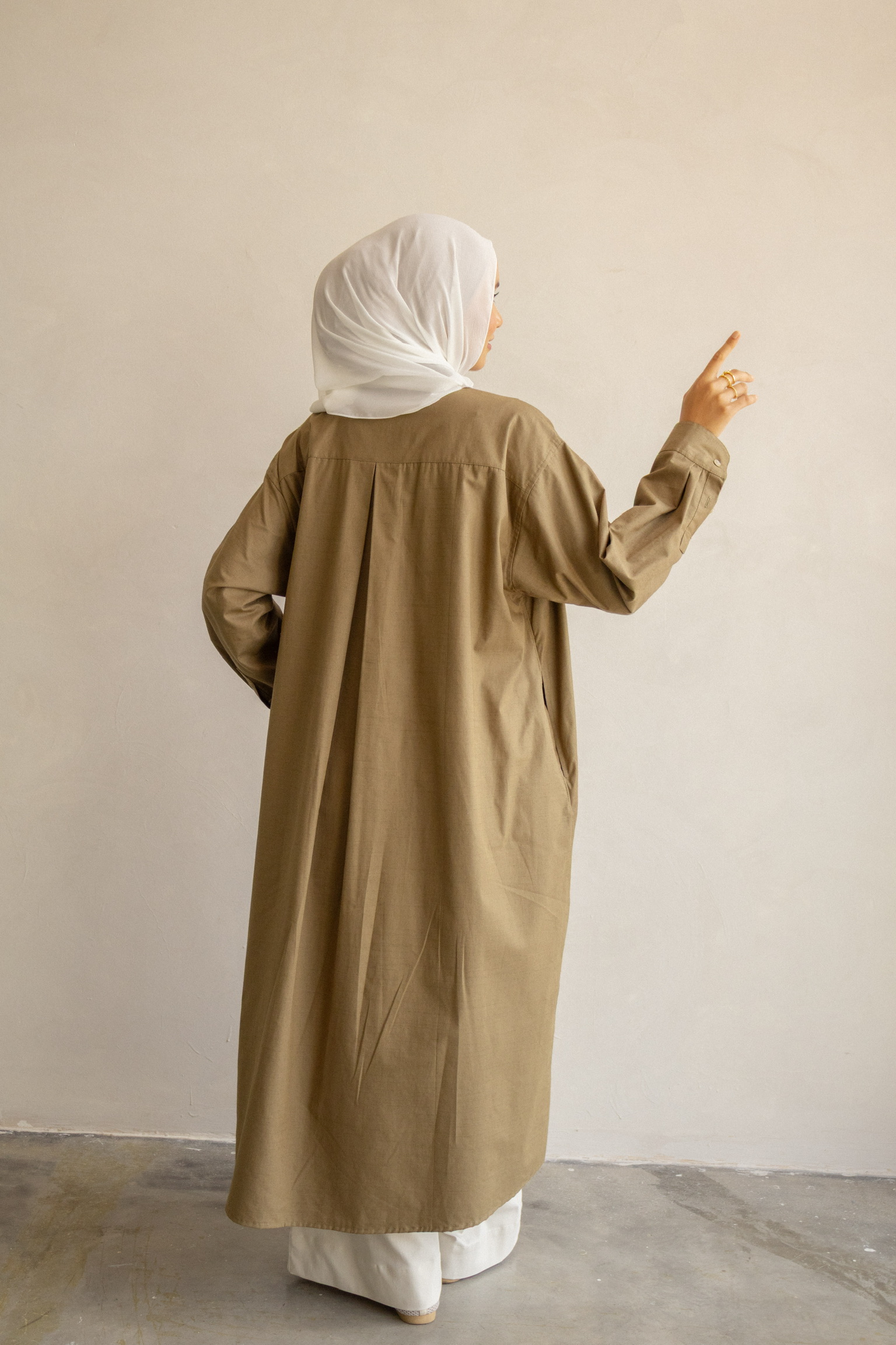 Weekender Tunic in Olive - Image 3
